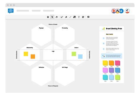 brand identity prism template canva.